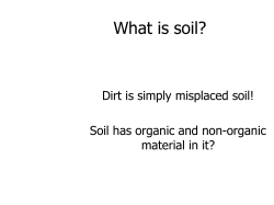 What is soil?