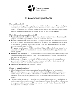 Chromebook Quick Facts