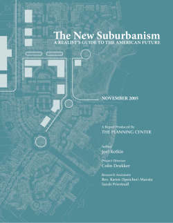 The New Suburbanism