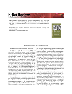Black Internationalism and Colored Imperialism - H-Net