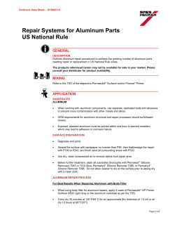 q Aluminum Repair Process - National Rule