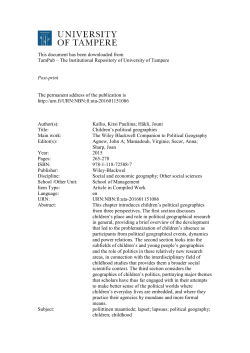 The Institutional Repository of University of Tampere Post