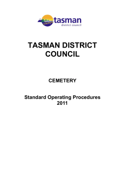 Cemetery and Crematorium Policies