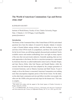 The World of American Communism: Ups and Downs 1918&ndash;19451