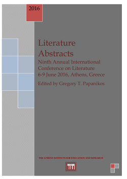 2016 - Athens Institute for Education and Research (ATINER)