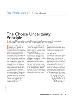 The Choice Uncertainty Principle