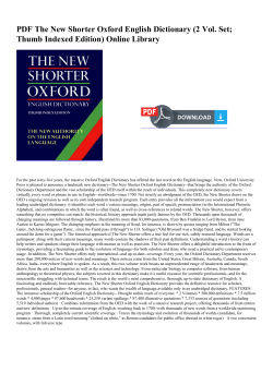 PDF The New Shorter Oxford English Dictionary (2