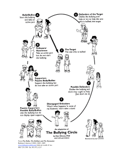Bully Handout for Teens