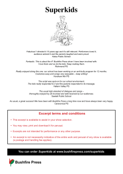 the Production Notes and some scene excerpts