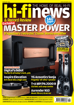 THE HOME OF REAL HI-FI