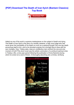 The Death of Ivan Ilyich (Bantam