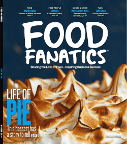 Food Fanatics Winter 2013/2014