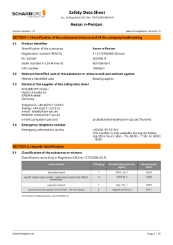 Safety Data Sheet: pentane