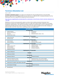 TennCare Attestation List