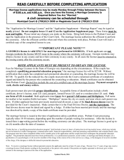 application for marriage license - Athens