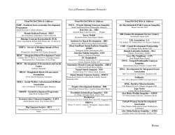 List of Partners (Samatot Network) Brotee