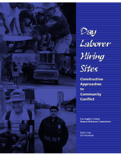 Day Laborer Hiring Sites - Los Angeles County Commission on