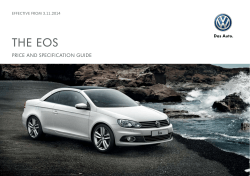 THE EOS - Volkswagen UK