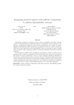 Integrating protocol aspects with software components to address