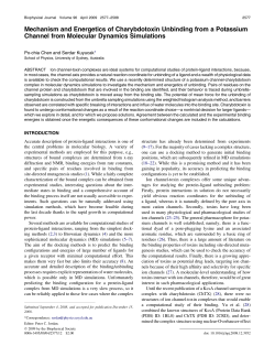 Biophys. J. 96 - School of Physics