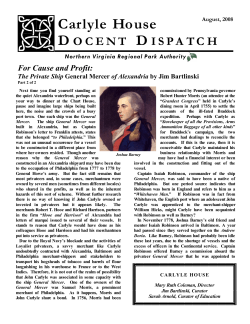 For Cause and Profit: The Private Ship General Mercer