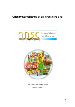 Obesity Surveillance of children in Ireland