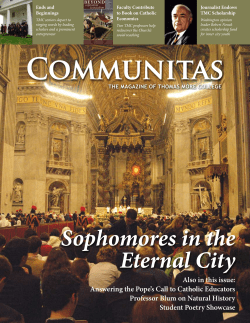 Sophomores in the Eternal City