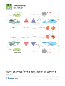Novel enzymes for the degradation of cellulose | SpringerLink