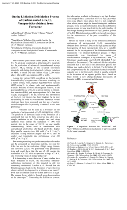 On the Lithiation-Delithiation Process of Carbon-coated &alpha;
