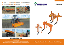 Fieldking Sub-Soiler