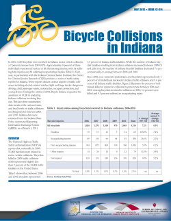 Bicycle Collisions - Indiana University Public Policy Institute