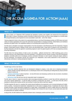 Accra Agenda for Action