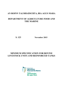 S123 Bovine Livestock Units and Reinforced Tanks
