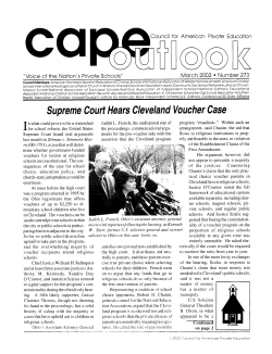 Supreme Court Hears Cleveland Voucher Case