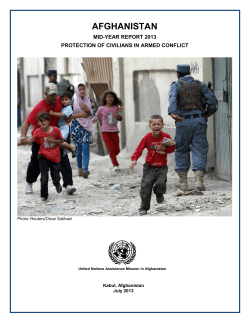 Afghanistan Mid-year Report on Protection of Civilians in