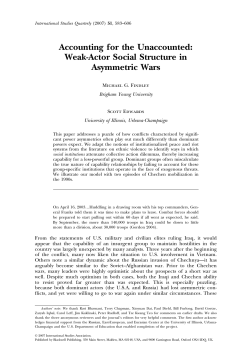 Accounting for the Unaccounted: Weak