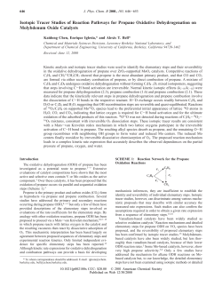 Isotopic Tracer Studies of Reaction Pathways for