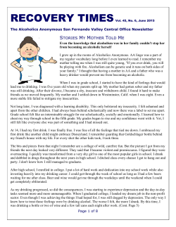 July 2015 - San Fernando Valley Central Office