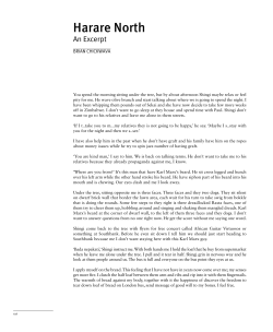 Harare North - African Cities Reader