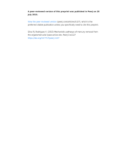 Mechanistic pathways of mercury removal from the organomercurial