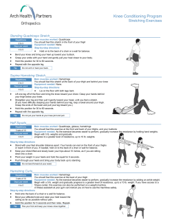 Knees - Arch Health Partners