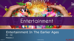 Entertainment In The Earlier Ages - Albert
