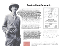 A monocline is a landform underlain by folded layers of rock. Black