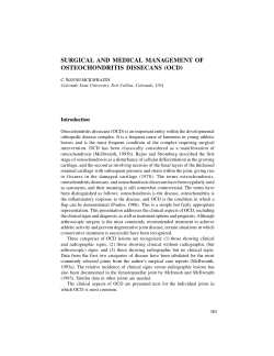 Surgical and Medical Management of OCD