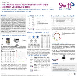 AACR 2017 - Swift Biosciences