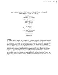 DID AGE DISCRIMINATION PROTECTIONS