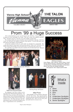 Prom `99 a Huge Success