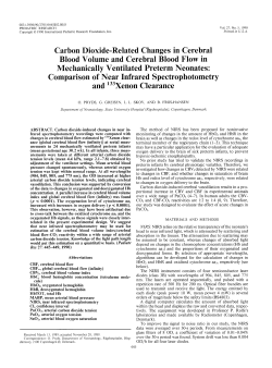Carbon Dioxide-Related Changes in Cerebral Blood