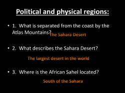 Political and physical regions: