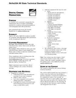 Digital Cinema Production 17-18 - skillsusa